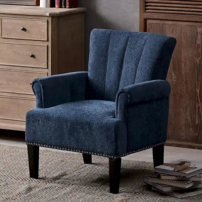 Tufted Polyester Accent Armchair