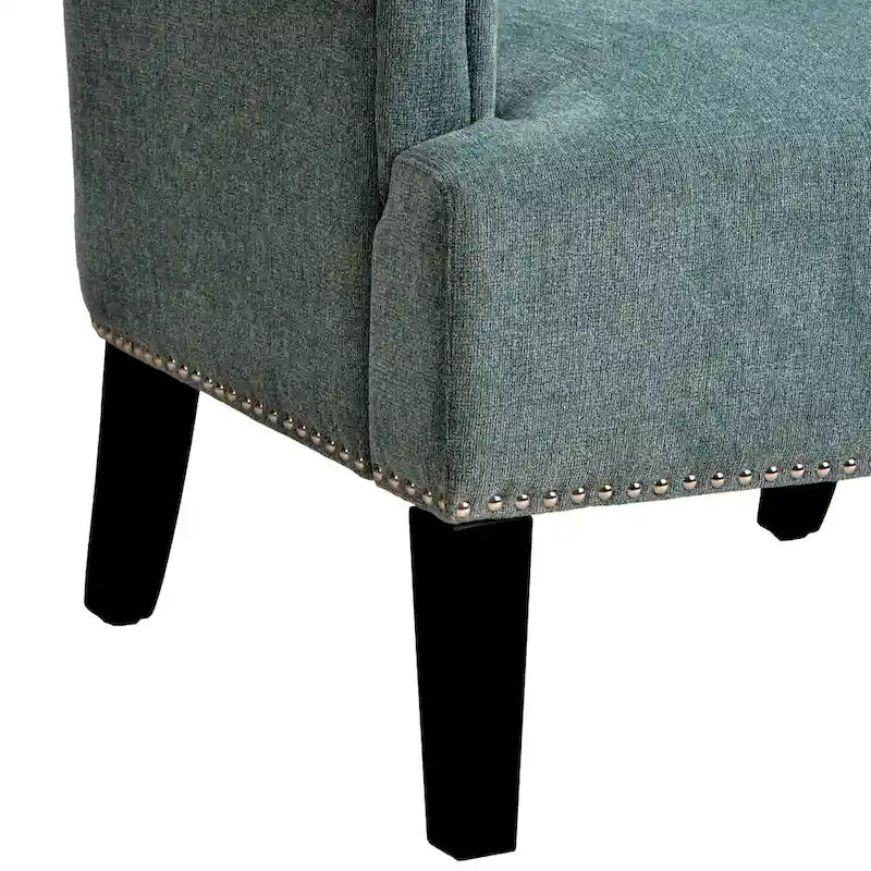 Tufted Polyester Accent Armchair