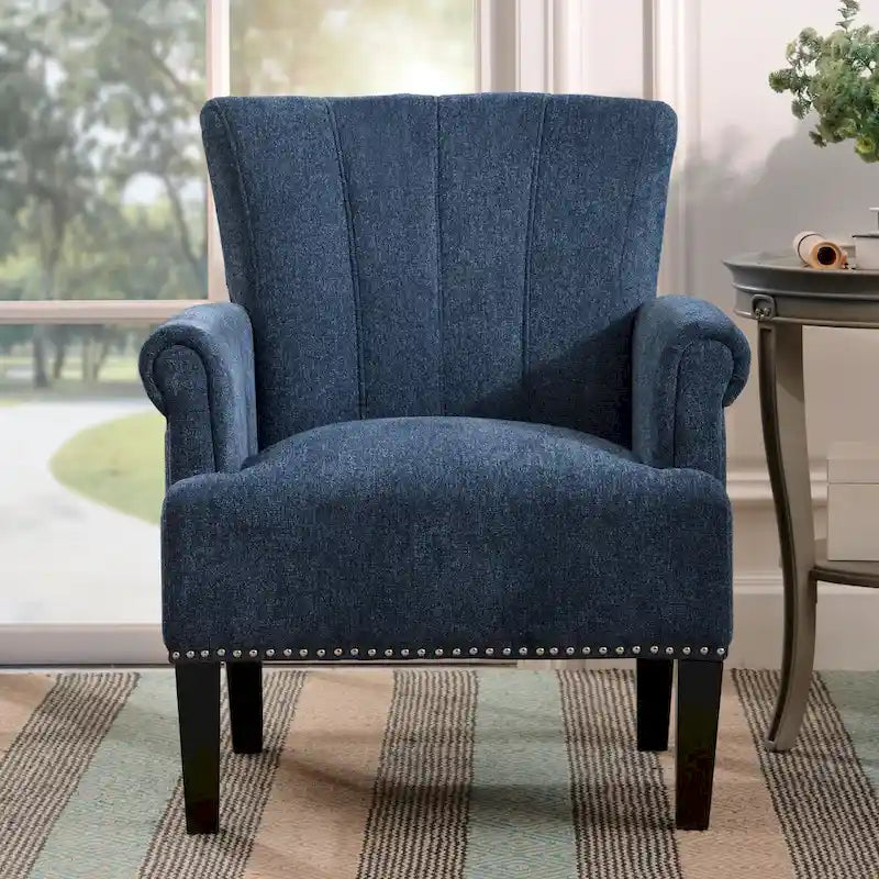 Tufted Polyester Accent Armchair