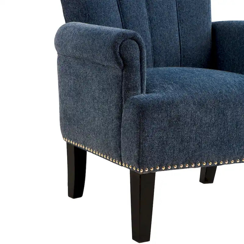 Tufted Polyester Accent Armchair
