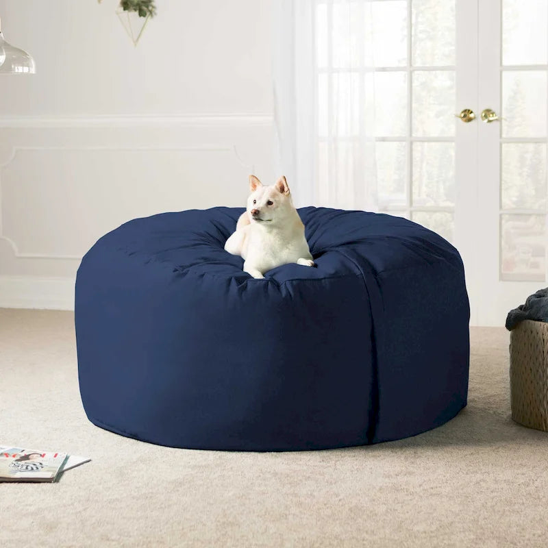 5 ft Giant Bean Bag Chair with Removable Washable Micro-Suede Cover