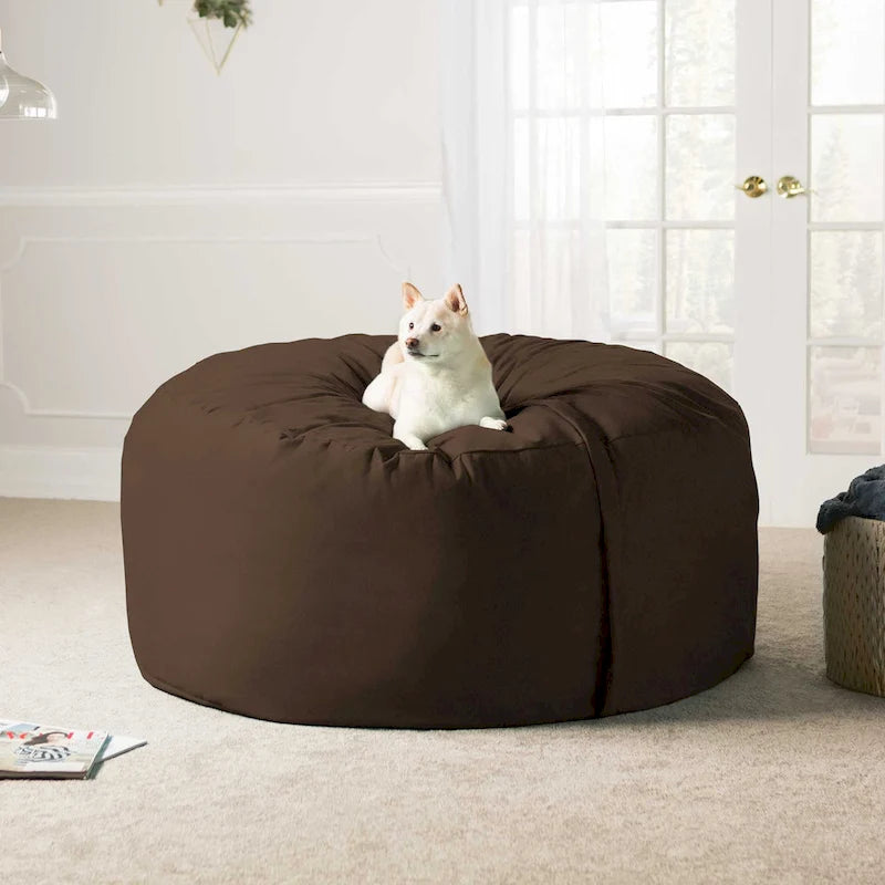 5 ft Giant Bean Bag Chair with Removable Washable Micro-Suede Cover