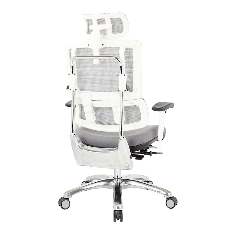 Ergonomic Mesh Back Office Chair with Adjustable Lumbar Support and Headrest